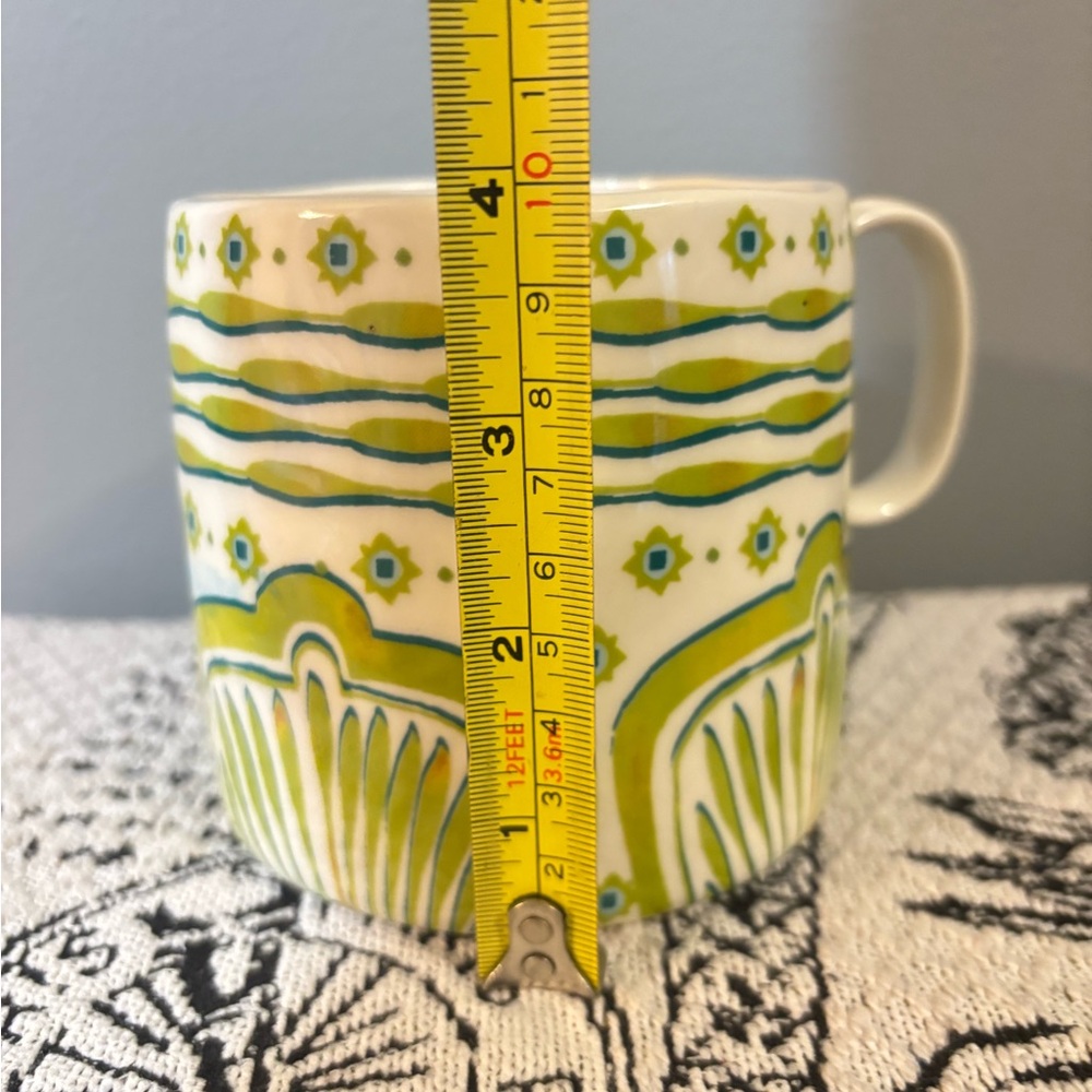 Anthropologie Boho Large Ceramic Coffee Mug - Picture 6 of 6